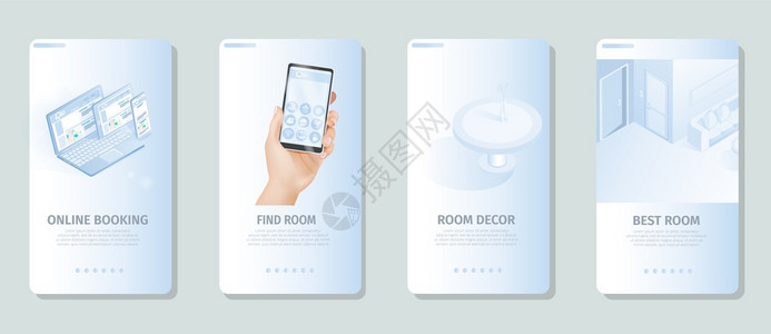 网上订书寻找最佳房间装饰名人数字设备手持智能机家庭购买计算机互联网预订公寓用于度假商务旅行移动应用概念在线订票寻找最佳房间装饰名图片