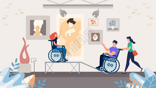 残疾人无障碍服务图片