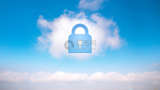 全球空中商业概念的云技术图标图片