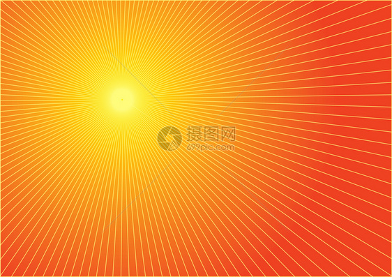 炎热的夏日太阳抽象背景图片