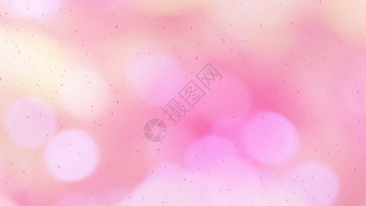 情人节快乐雪社交媒体横幅爱的图形从光线bokeh模糊闪耀到背景中粉红色的流行彩图片