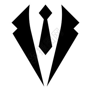 皮 夹克代表黑人颜色矢量插画