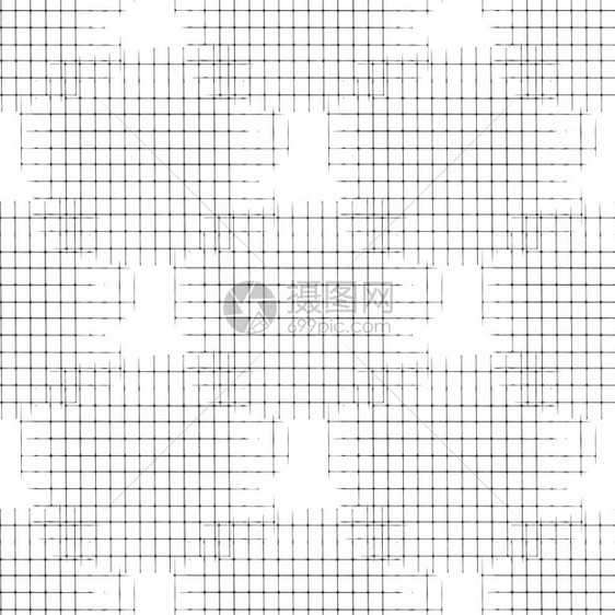矢量无缝模式使用非常规抽象线网格图形手绘制背景Grunge单色纹理矢量无缝模式使用非常规抽象线网格图形手绘制背景图片