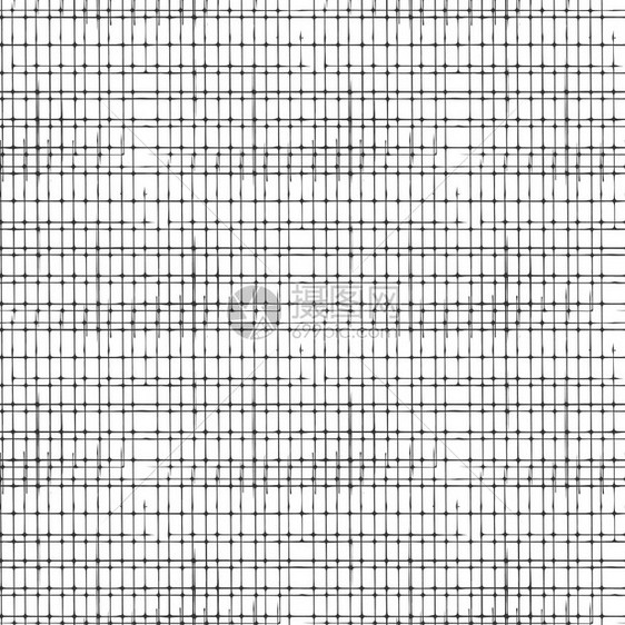 矢量无缝模式使用非常规抽象线网格图形手绘制背景Grunge单色纹理矢量无缝模式使用非常规抽象线网格图形手绘制背景图片