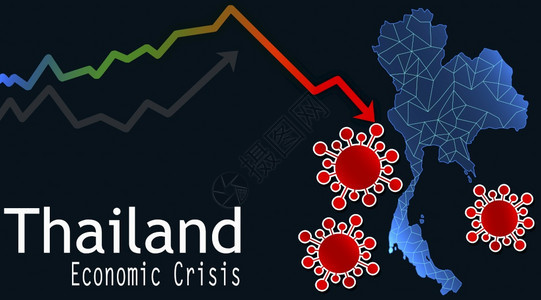 泰国因引起的经济危机3d图片