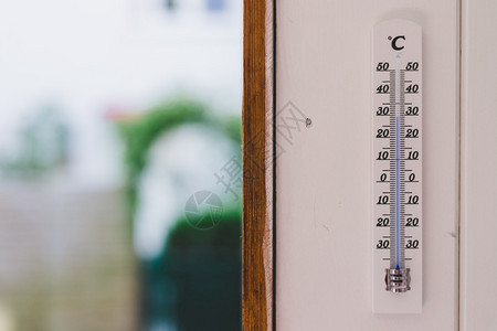 温度计在夏季时关闭图片模糊背景图片