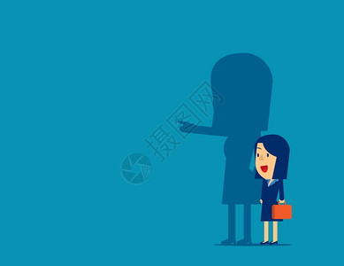 人 影子插画_人 影子卡通_人 影子插图_手绘_板绘_摄图网