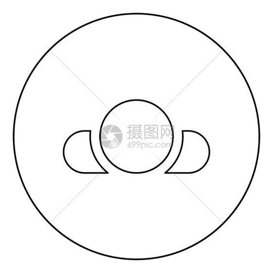 圆形黑色矢量显示平板风格简单图像圆形黑色矢量显示平板风格图像圆形黑色矢量显示平板风格图像图片