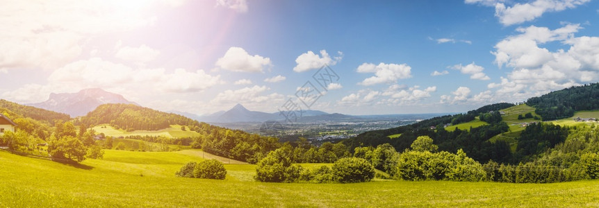 奥地利盖斯贝格的伊德利山地景观图片