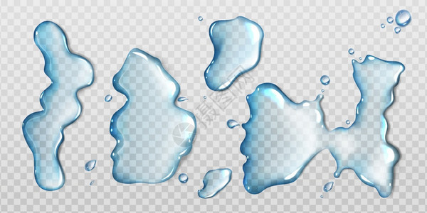 3d写实水滴水渍图片