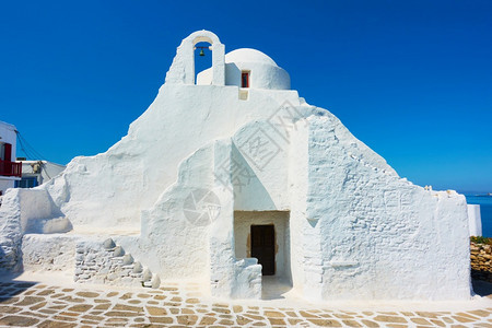 希腊米科诺斯岛PanagiaParaportiani教堂图片