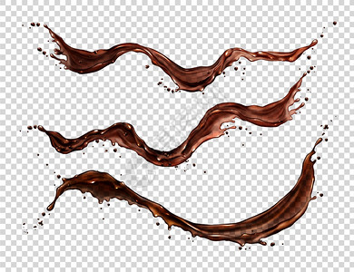 咖啡可乐液体矢量图高清图片