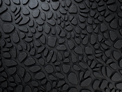 黑色背景的动物美洲豹3度图案Voronoi断裂元素时尚最小的软骨格或背景时尚最小的硬骨格或背景图片