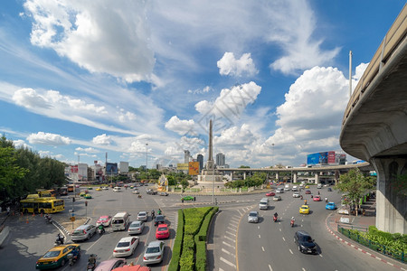 泰国曼谷市中心环形路美景图片