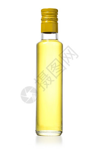 在白背景与剪切路径隔离的橄榄油瓶图片