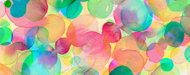 抽象的泡沫圆水彩色背景质纸图片