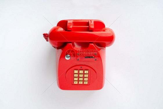 与我们联系的Vintagerefront电话概念图片