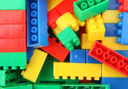 儿童塑料建筑块玩具图片
