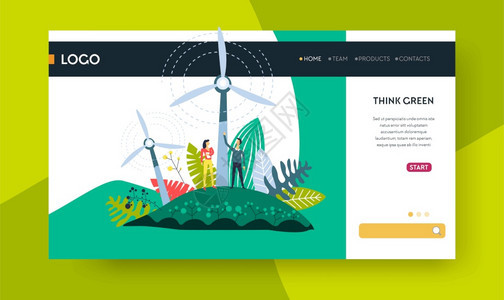 风车生态能源认为绿色网页模板病媒生态友好型电站现代技术拯救地球环境保护资源留停止污染互联网模型风车生态能源图片