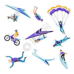 极限运动图集摩托车跳伞冲浪图片