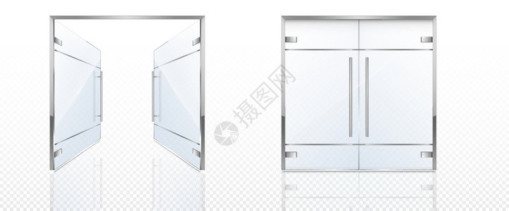 玻璃门背景图片-玻璃门背景素材-玻璃门底图-摄图网