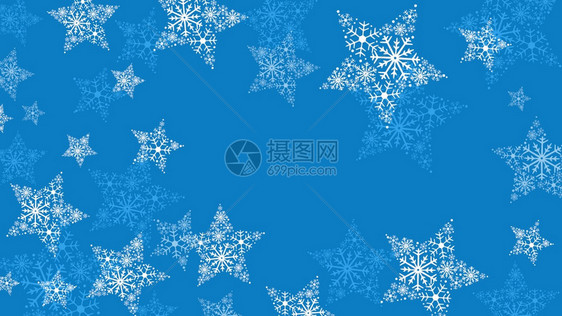 星矢量插图圣诞节背景卡片和雪花快乐圣诞明星图片