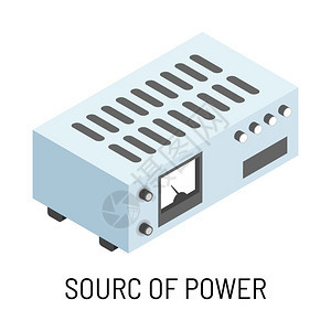 集电源孤立的器设备矢量开关和按钮规模的能源供应电力子系统现有控制器便携式发电机现代技术孤立的电器背景图片