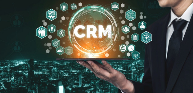企业上云CRM客户关系管理用于商业销售营系统概念在服务应用的未来图形界面中提出以支持客户关系管理数据库分析背景