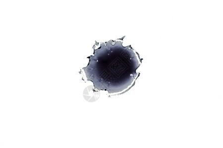 白纸上水彩墨滴黑圈有机流动扩大酒精墨技术Marble风格黑漆中纹理奢华抽象图像背景图片