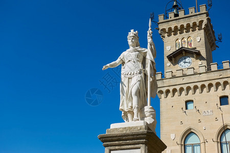 圣马力诺利自由女神像市政厅图片