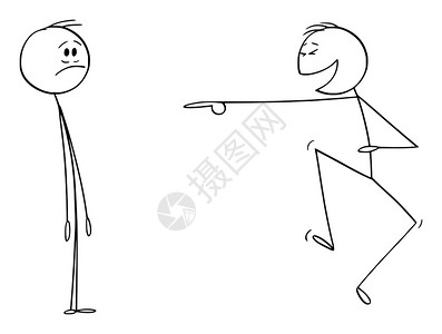随意感男模特插画
