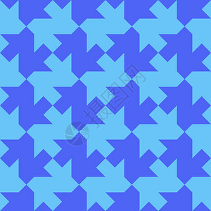 无缝的马赛克形状模式与蓝色的z和n类似无缝板的马赛克模式图片