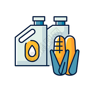 国四柴油rgb生物燃料彩色图标替代能源环境保护生态清洁能源装有机