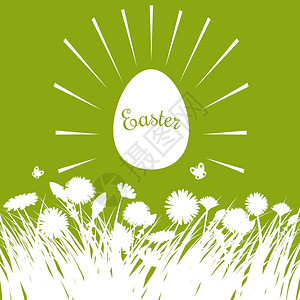 带鸡蛋和鲜花的复活节卡片矢量插图EPS10带鸡蛋和花的复活节卡片矢量插图EPS10海报模板护栏图片