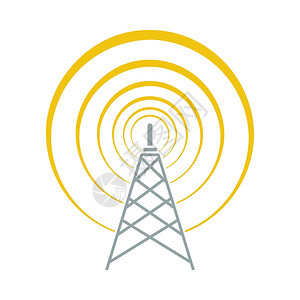 无线网信号插画-无线网信号卡通-具有腐蚀材料需要防护服插图-摄图网