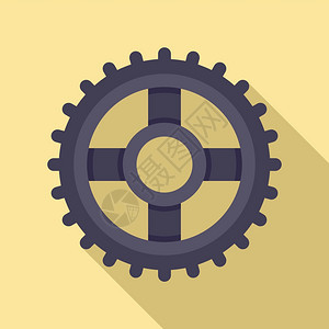 Watch修理车轮图标手表修理车轮矢量图标用于网络设计手表修理车轮图标平式图片