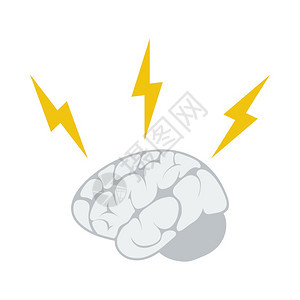 集思广益的图标平淡颜色设计矢量说明图片