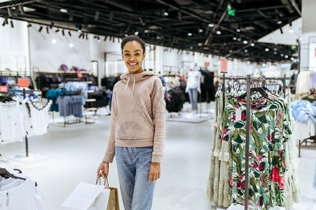 女购物时装店商观光客图片