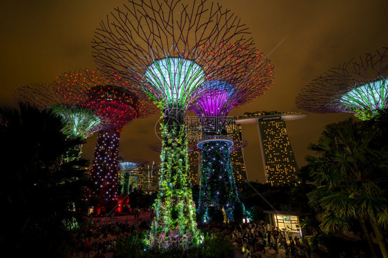 SINGAPORE新加坡市2017年月日新加坡夜天线图片