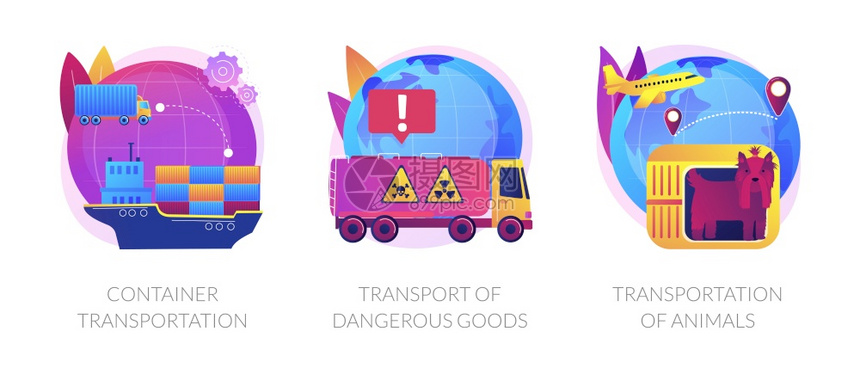 货运分配危险物的运集装箱输危险货物的运输动等隐喻病媒孤立概念比喻说明货运分配病媒概念隐喻图片