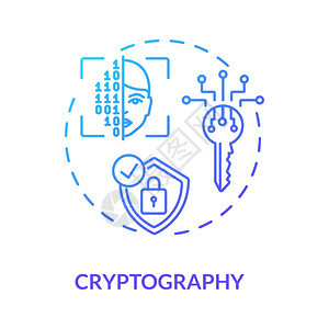 加密解安全通讯技术细线插图密钥公用散列函数矢量孤立大纲RGB颜色绘图加密概念标图片