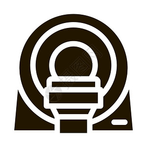 核磁共振成像mridiagnosisappratus图形标矢量diagnsissign孤立符号插