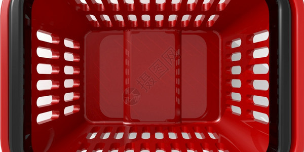 红色购物篮内3D图片