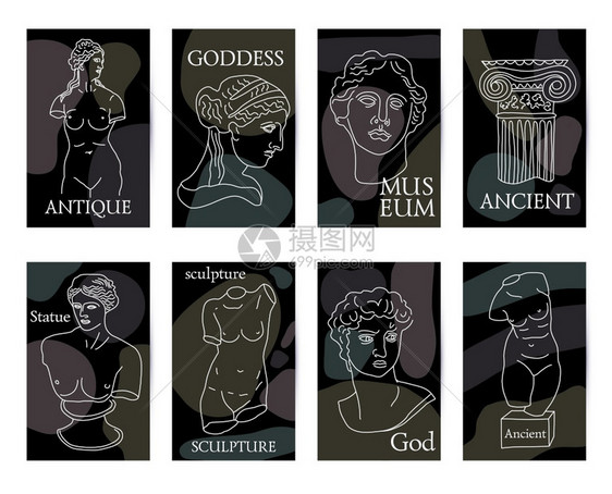 古希腊和罗马代表传统文化矢量古希腊和罗马代表8个黑卡传统和文化矢量无缝模式古希腊和罗马代表古希腊和罗马的线趋势图片