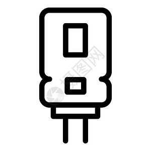 固态电容电路板铝电容器图标用于在白色背景中隔离的网络设计铝电容器
