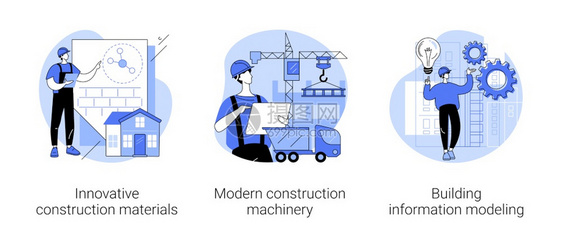 创新建筑材料现代机械建筑信息模项目图片
