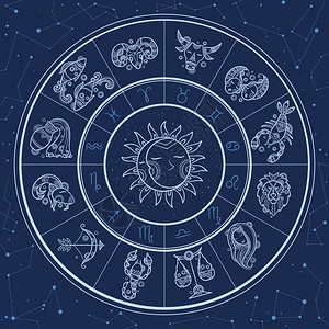 占星圈带有黄瓜符号宝石星座的魔形图带有黄瓜符号的魔形图轮式鱼宝石星座图狮子矢量模版星座图和黄瓜水瓶宝石山羊和狮子星圈宝石座图滚轮图片