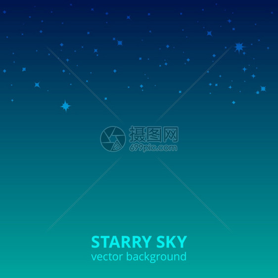 夜星天空背景矢量闪亮星背景夜天空背景图片