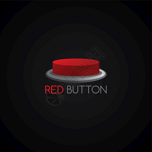 红色按钮模板主题矢量艺术说明图片