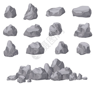 石形成插画